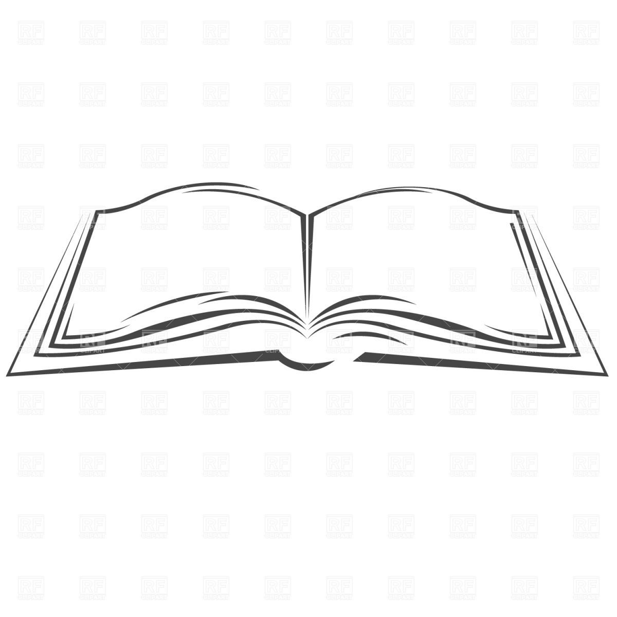 Open Book Clipart